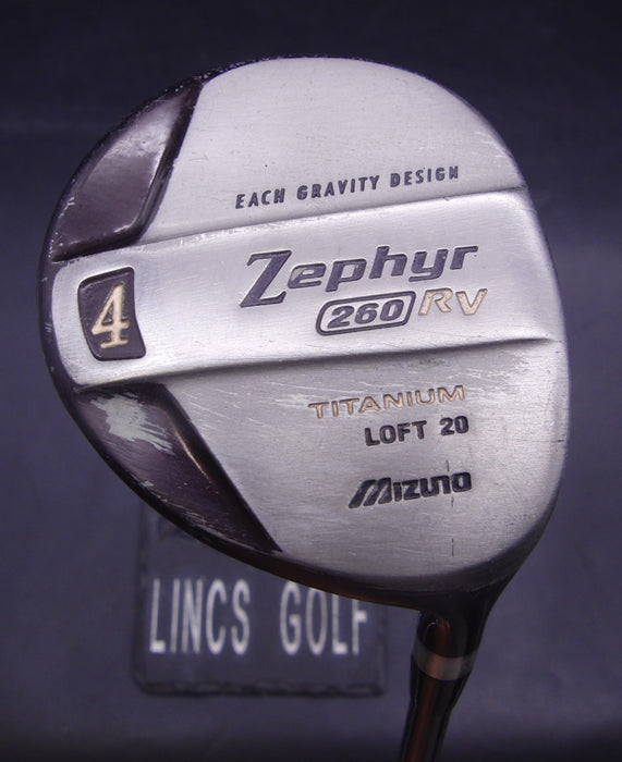 Ladies Mizuno Zephyr 260 RV 4 Wood Ladies Graphite Shaft Mizuno Grip