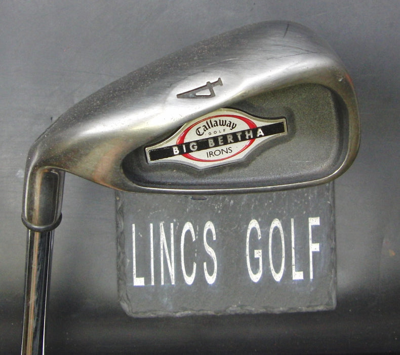 Left-Handed Callaway Big Bertha 2002 4 Iron Regular Steel Shaft Callaway Grip