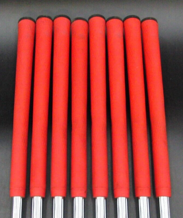 Set of 8 x TaylorMade Burner Japanese Issue Irons 4-PW+GW Stiff Steel Shafts