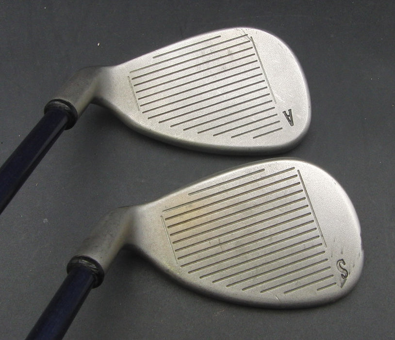 Set of 2 Callaway Big Bertha X-12 Gap + Sand Wedges Regular Graphite Shafts