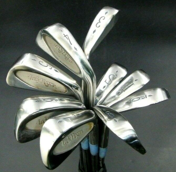 Ladies Set of 9 x Lady Hogan Irons 3-SW Ladies Graphite Shafts Nexus Grips