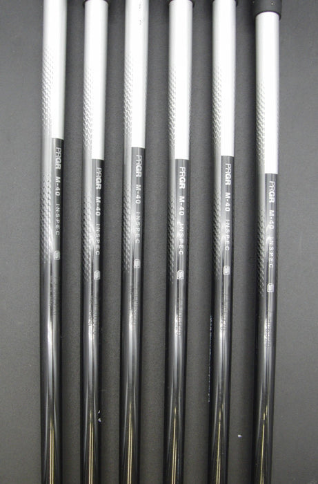 Set of 6x PRGR iS3 502 Irons 5-PW Regular Graphite Shafts PRGR Grips*