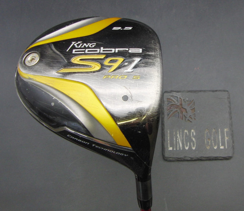 King Cobra S9.1 Pro 9.5° Driver Stiff Graphite Shaft Cobra Grip **