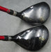 Set of 2 John Letters T8 21° 3 & 24° 4 Hybrids Uniflex Graphite Shafts JL Grips