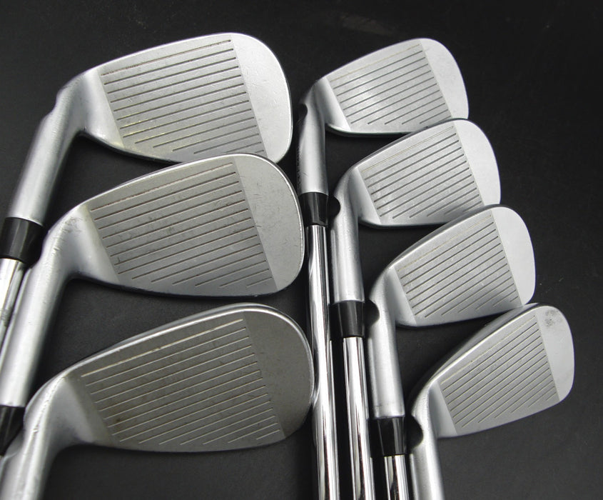 Set of 7x Ping Anser 2014 Black Dot Irons 4-PW Stiff Steel Shafts STM Grips