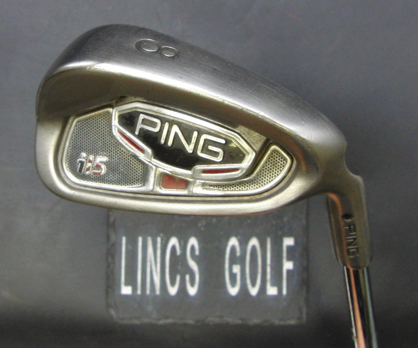 Ping i15 Black Dot 8 Iron Stiff Steel Shaft Ping Grip