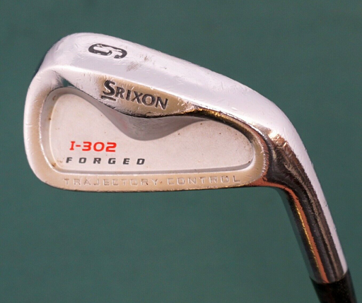 Srixon I302 Forged Trajectory Control 6 Iron Stiff Steel Shaft Karma Grip