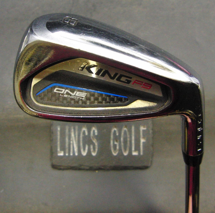 King Cobra F9 One Length 8 Iron Stiff Steel Shaft Golf Pride Grip
