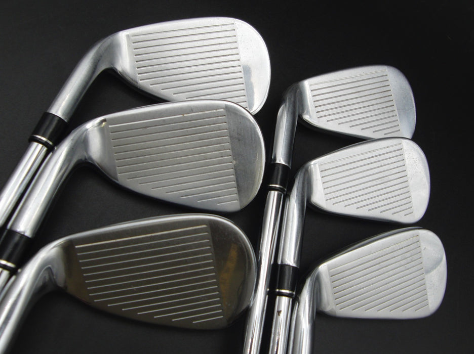 Set of 6x TaylorMade AeroBurner Irons 5-PW Stiff Steel Shafts With Grips