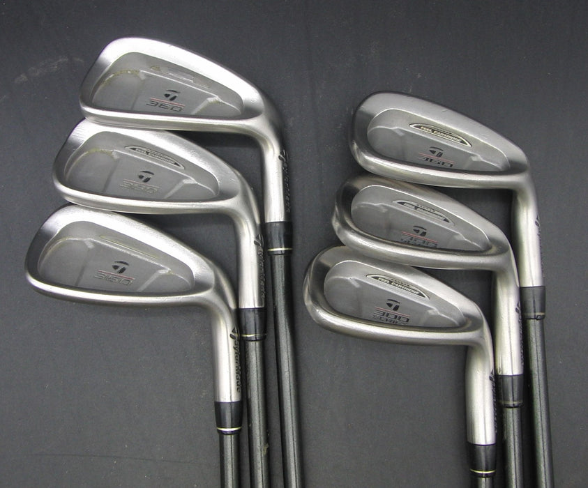 Set of 6x TaylorMade 360 7-SW + AW Irons Regular Graphite Shafts*