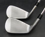 Set of 2 Cleveland CG 5 & 6 Irons Stiff Steel Shafts Cleveland Grips