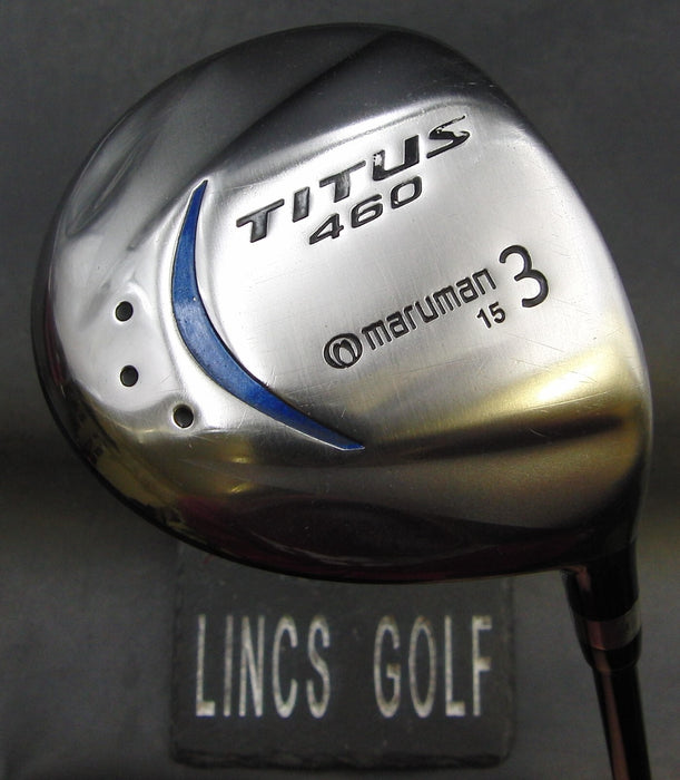 Maruman Titus 460 15° 3 Wood Stiff Graphite Shaft Maruman Grip