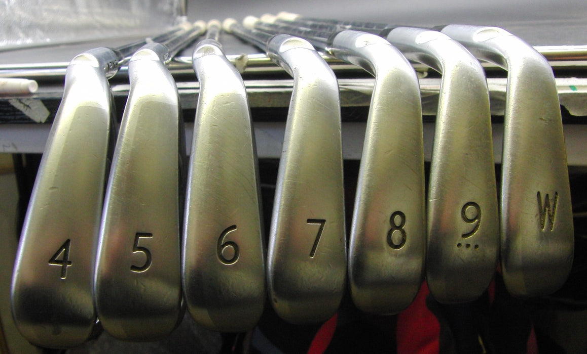 Set of 7x Ping Anser 2011 Black Dot 4-PW Irons Regular Steel Shafts NO 1 Grips