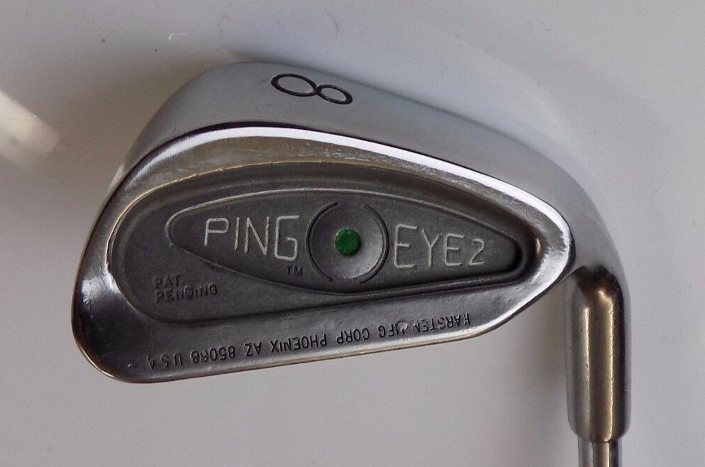 Ping Eye2 Green Dot 8 Iron Karsten Stiff Flex Steel Shaft Pro Grip