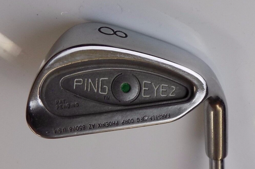 Ping Eye2 Green Dot 8 Iron Karsten Stiff Flex Steel Shaft Pro Grip