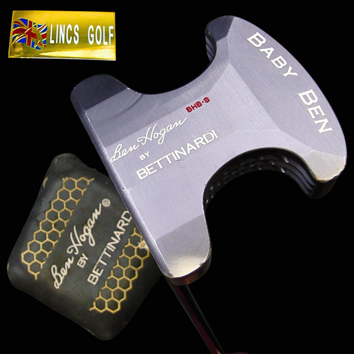 Left Handed Bettinardi Ben Hogan Baby Ben BHB.9 Putter 92.5cm Steel Shaft + HC