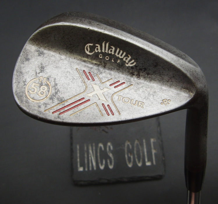 RAW Callaway X Tour 58° Sand Wedge Stiff Steel Shaft with Grip