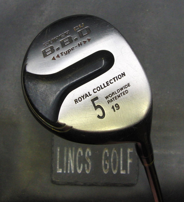 Royal Collection Super CU 19° 5 Wood Stiff Graphite Shaft No1 Grip