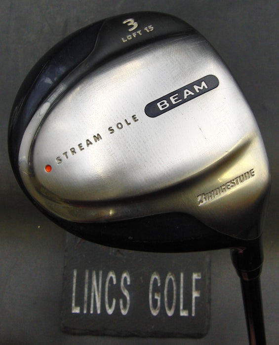 Bridgestone Beam 15° 3 Wood Regular Graphite Shaft Winn Xi7 Grip +Headcover