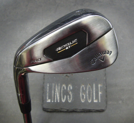 Left Handed Callaway Rogue ST Pro 9 Iron Stiff Steel Shaft Golf Pride Grip