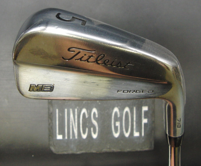 Titleist 718 MB Forged 5 Iron Stiff Steel Shaft Golf Pride Grip