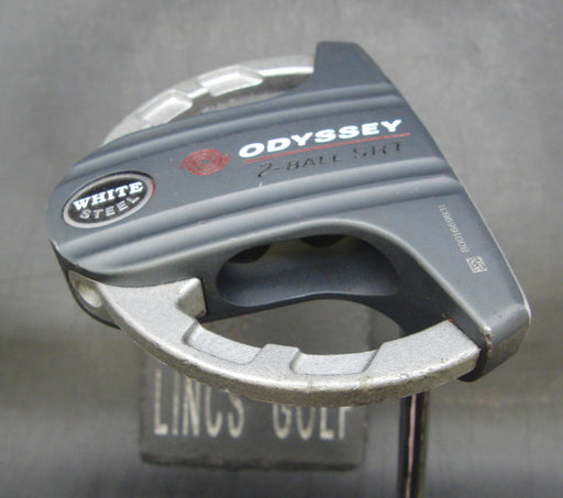 Odyssey White Steel 2-Ball SRT Putter Steel Shaft 89cm Length Psyko Grip*