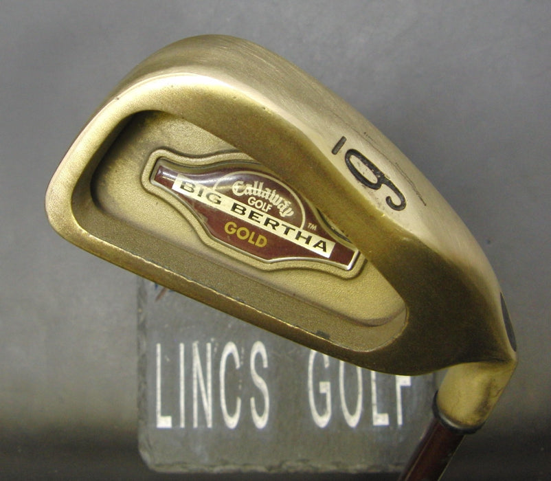 Callaway Big Bertha Gold 6 Iron Regular Graphite Shaft Black Grip