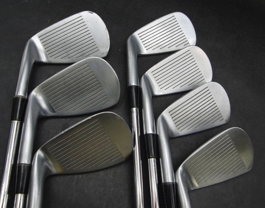 Set of 7 x PRGR DATA 601 Irons 4-PW Stiff Steel Shafts Golf Pride Grips*
