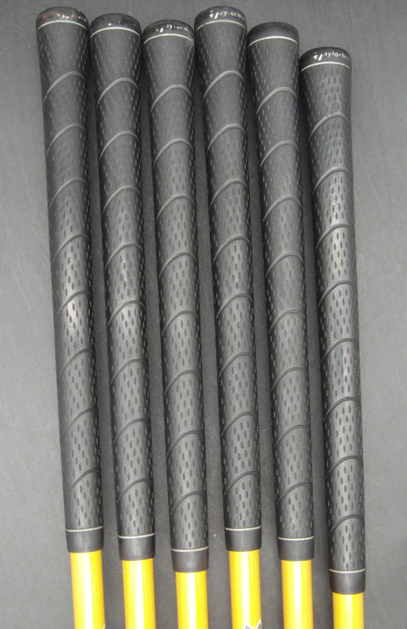 Set 6x TaylorMade R7 Ti Irons 5-PW Stiff Graphite Shafts TaylorMade Grips