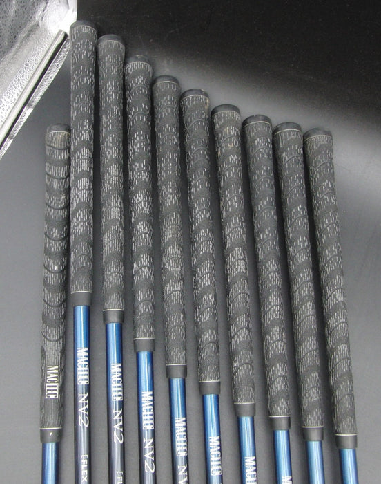 Set of 10x MacGregor Mactec NV2 3-SW+AW Regular Graphite Shafts Mactec Grips*