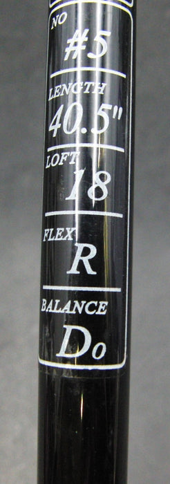 Confidence Tour Spec 30th Edition Mid Steel 18° 5 Wood Regular Graphite Shaft