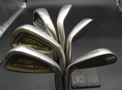 Set of 6 x Maruman Verity-U Irons 3-8 Regular Graphite Shafts Maruman Grips*