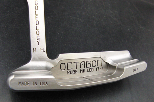 Golfology Octagon Pure Milled 17-4 Putter 87cm Steel Shaft Golfology Heavy Grip