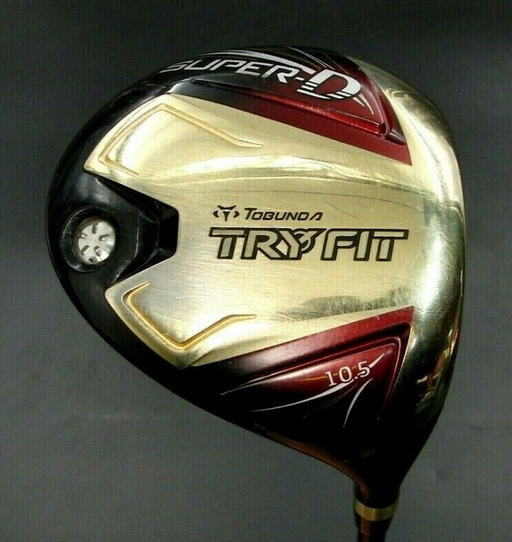 Japanese TOBUNDA SUPER-D TRY FIT 10.5° Driver Regular Flex Shaft Golf Pride Grip