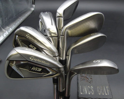 Set of 7x TaylorMade M3 Irons 5-SW Regular Steel Shafts GolfPride Grips*