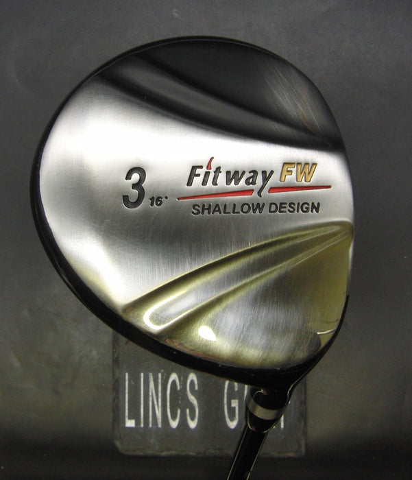 Fitway Shallow Design 16° 3 Wood Stiff Graphite Shaft Golf Planner Grip