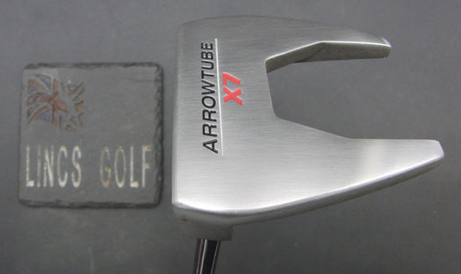Left-Handed Arrow Tube X7 Putter Steel Shaft 83cm Length Chaucer Grip