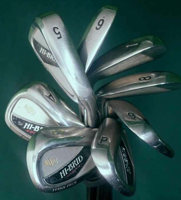 Set of 8 x Dunlop Maxfli Hi-Brid Auto Focus Irons 5-SW + A Wedge