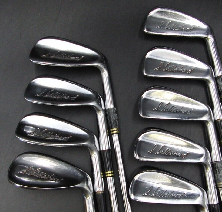 Set of 9 x Slazenger Seve Ballesteros Irons 3-SW Regular Steel Shafts Avon Grips