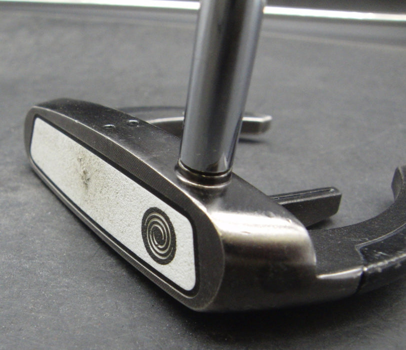 Odyssey White Ice Sabertooth Putter Steel Shaft 87cm Length Psyko Grip*