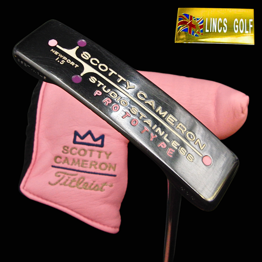 Scotty Cameron Titleist Newport 1.5 Studio Stainless Prototype 303 Putter 90cm