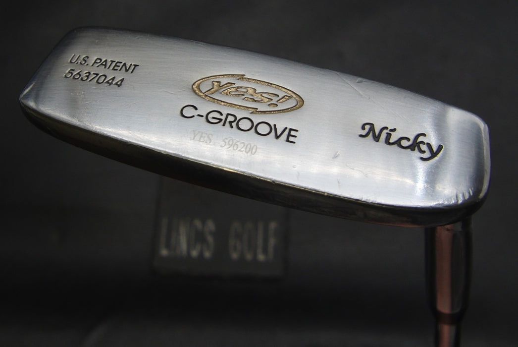 Yes! C-Groove Nicky Putter 85cm Length Steel Shaft YES Grip