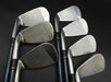Set of 7x Cleveland CJ-100 Irons 4-PW Stiff Graphite Shafts Golf Pride Grips*