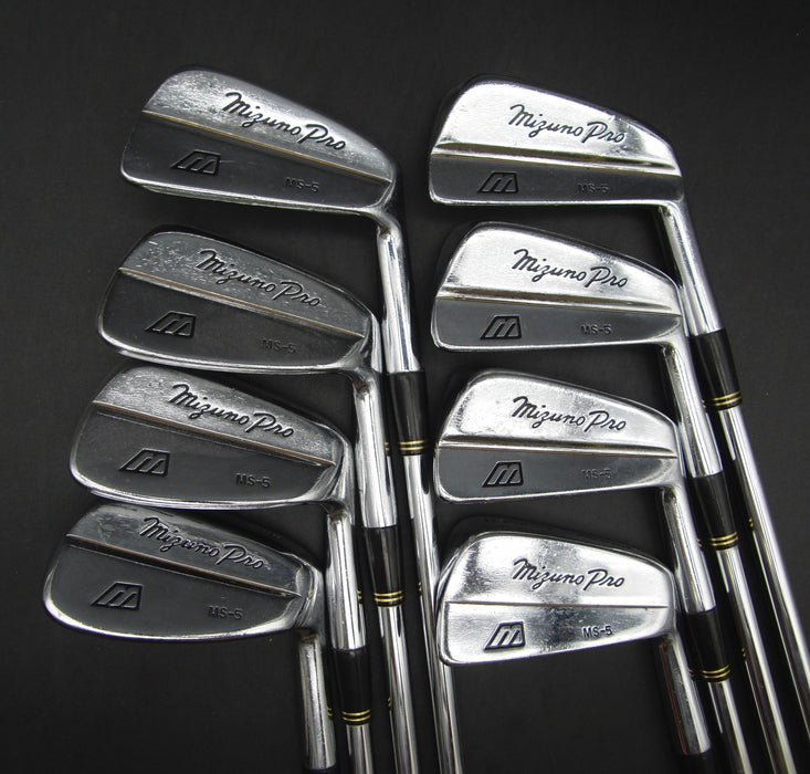 Set of 8x Mizuno Pro MS-5 3-PW Irons Regular Steel Shafts Grip Rite Grips