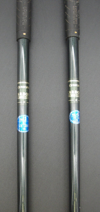Set of 2 Maruman Verity-G Driver & 4 Wood Regular Steel Shafts Maruman Grips