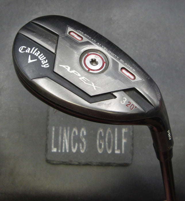 Callaway Apex Pro 20° 3 Hybrid Stiff Graphite Shaft Benross Grip*