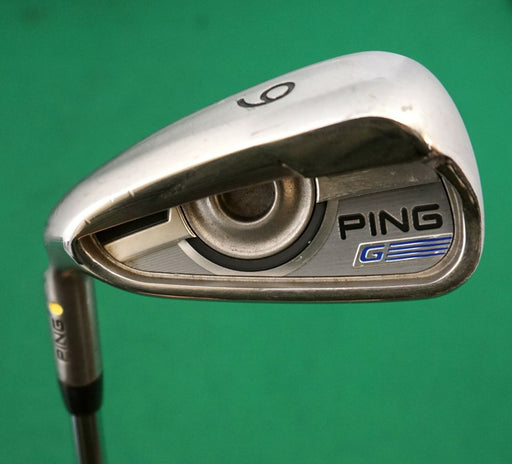 Left Handed Ping G Series Yellow Dot 6 Iron Ping Regular Steel Shaft Ping Grip