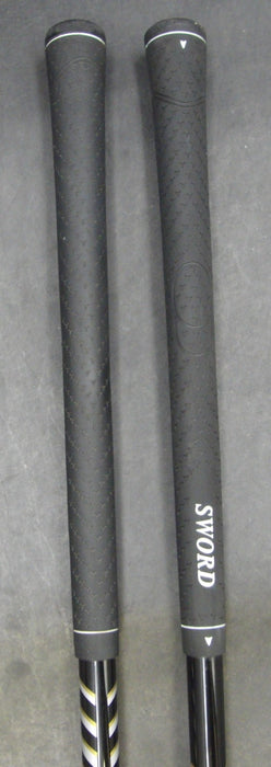 Set of 2 Katana Sword Snipe LX8 3 Wood & Driver Stiff Graphite Shafts Sword Grip