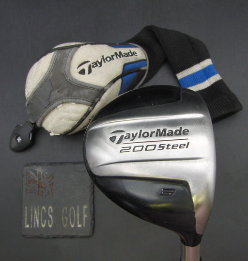 TaylorMade 200 Steel 3 Wood Regular Graphite Shaft Ben Sayers Grip + Head Cover