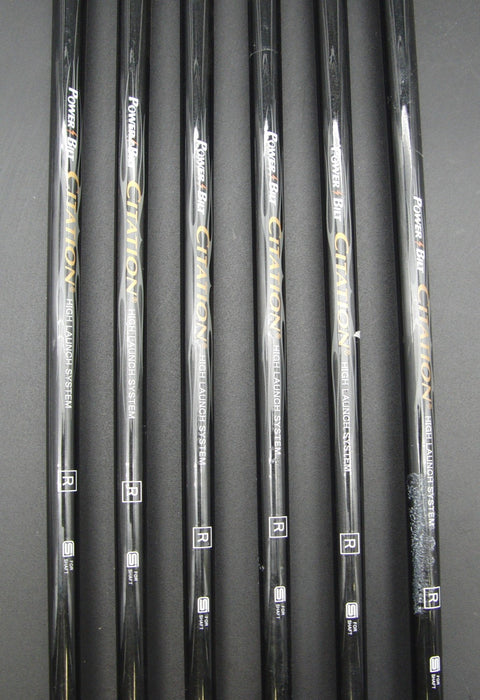 Set of 6x PowerBilt Citation V1 Irons 7-SW+AW Regular Graphite Shafts*